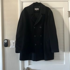 Mens Large Calvin Klein Peacoat